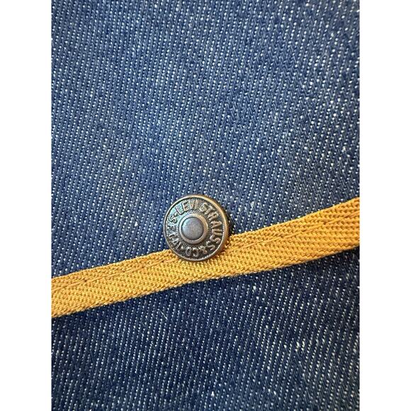 Rare Vintage Levi’s Promotional Denim Backpack Sling Tote Bag Tab Pocket - New! - Picture 5 of 8